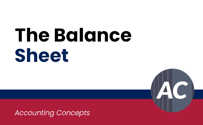 The Balance Sheet