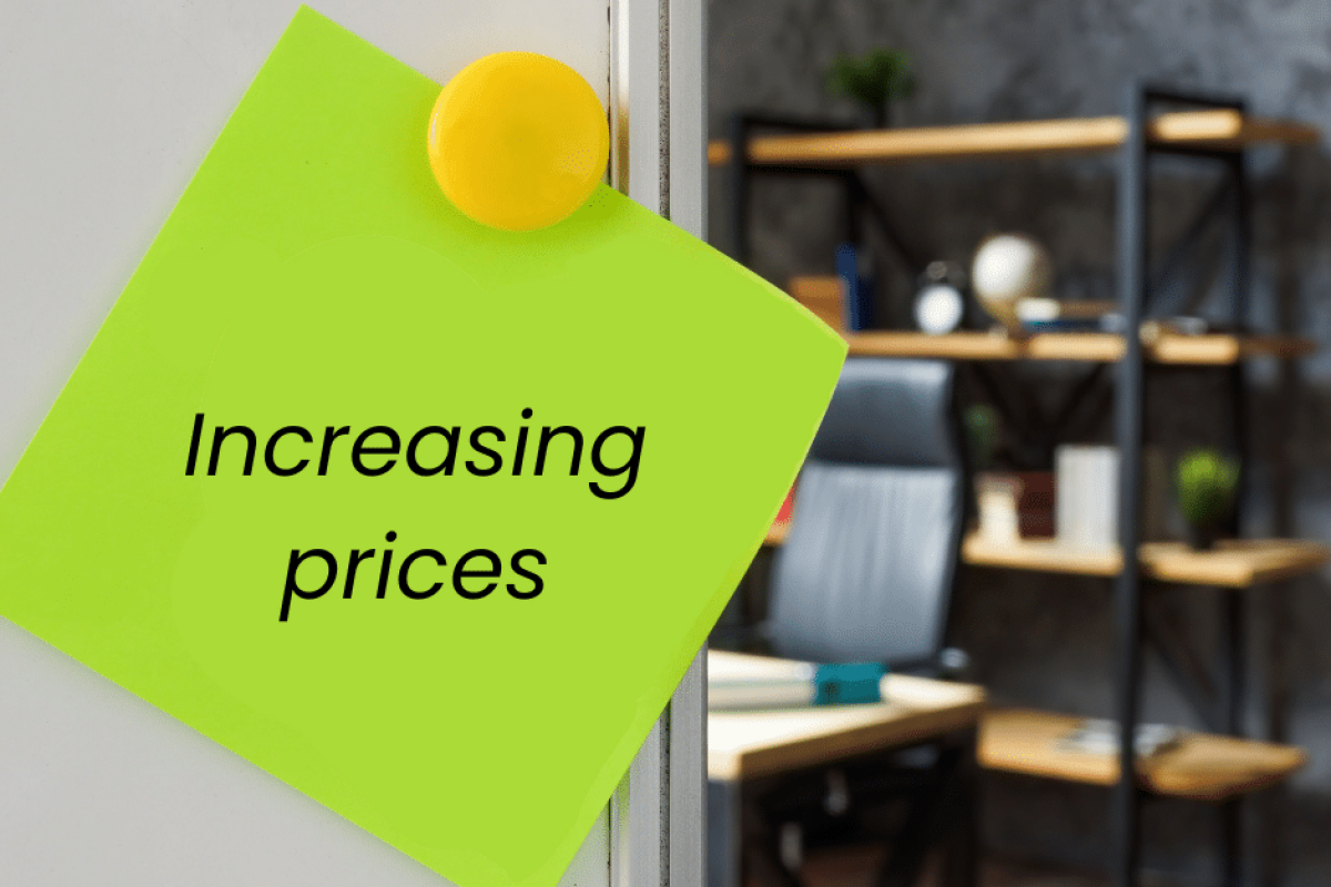 Increasing your prices